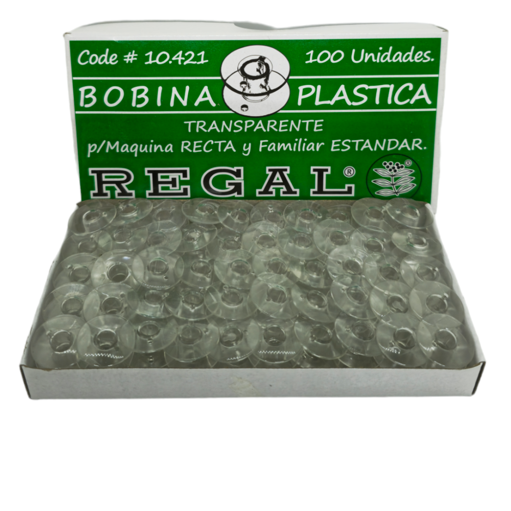 Carretel plastico Regal 100unid