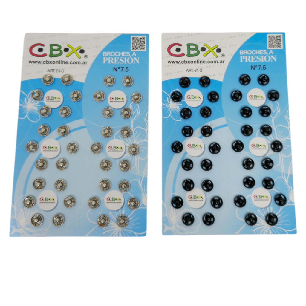 Broche presion CBX 75 blister