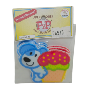 Aplique Berie 765 5 perrito cupcake