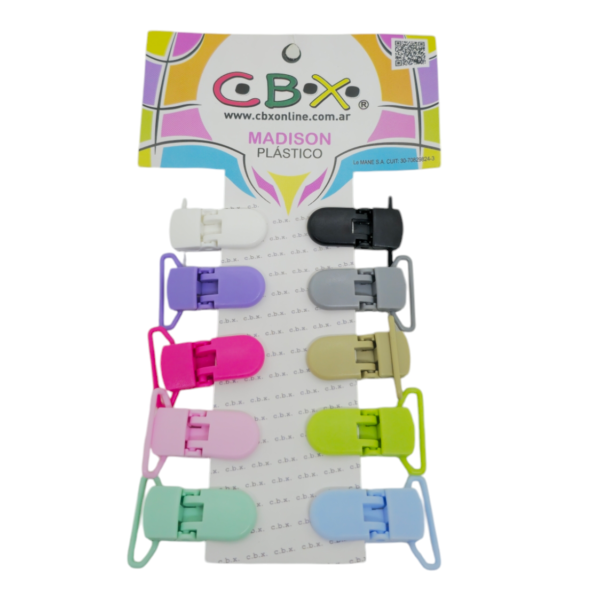 Broche Madison plastico CBX2