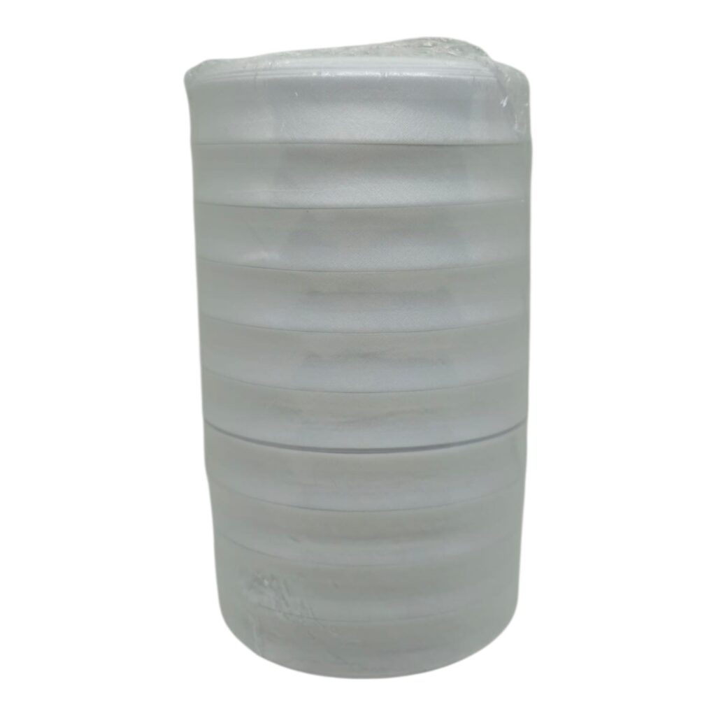 Cinta bies algodon 20mm blanca pack