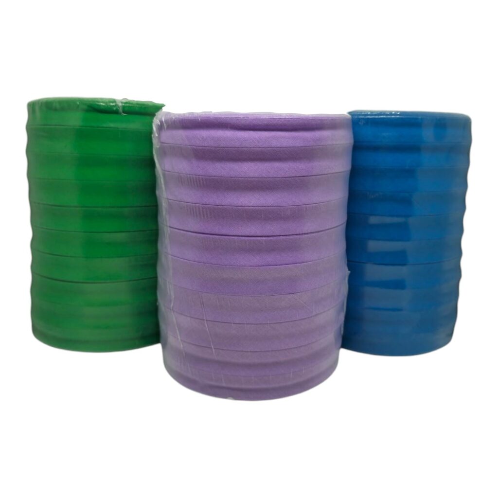 Cinta bies algodon 20mm colores pack