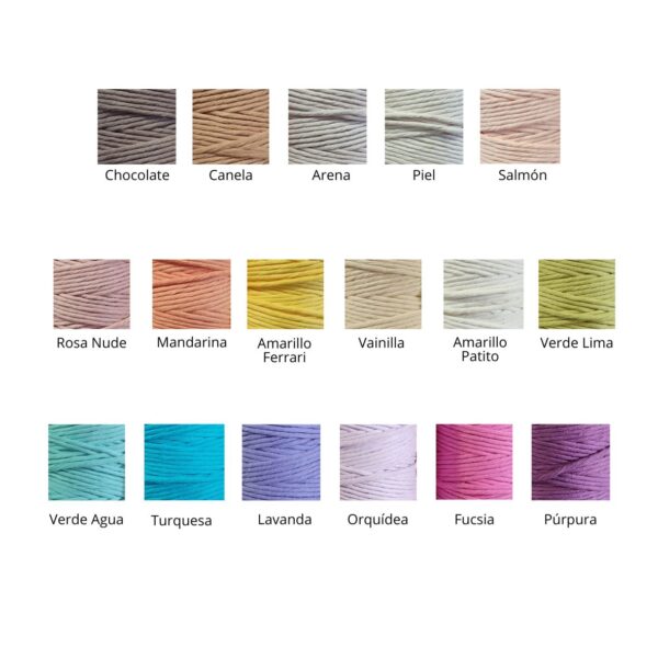 Hilo algodon macrame Todotex 36hebras cc