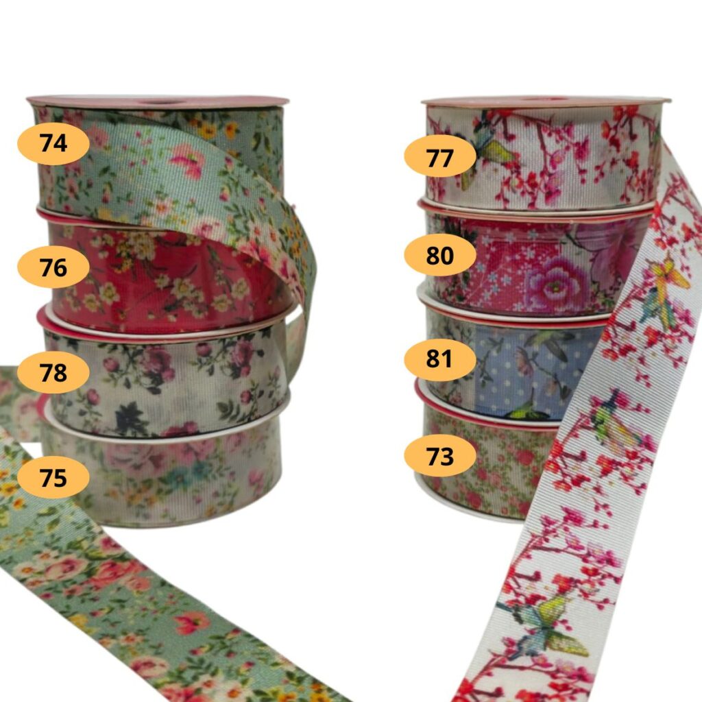 Cinta Flores Vintage 23mm
