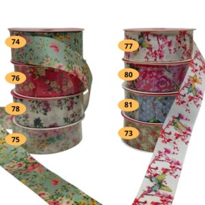 Cinta Flores Vintage 23mm