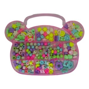 Kit para armar pulseras Osito KM1249 abierto