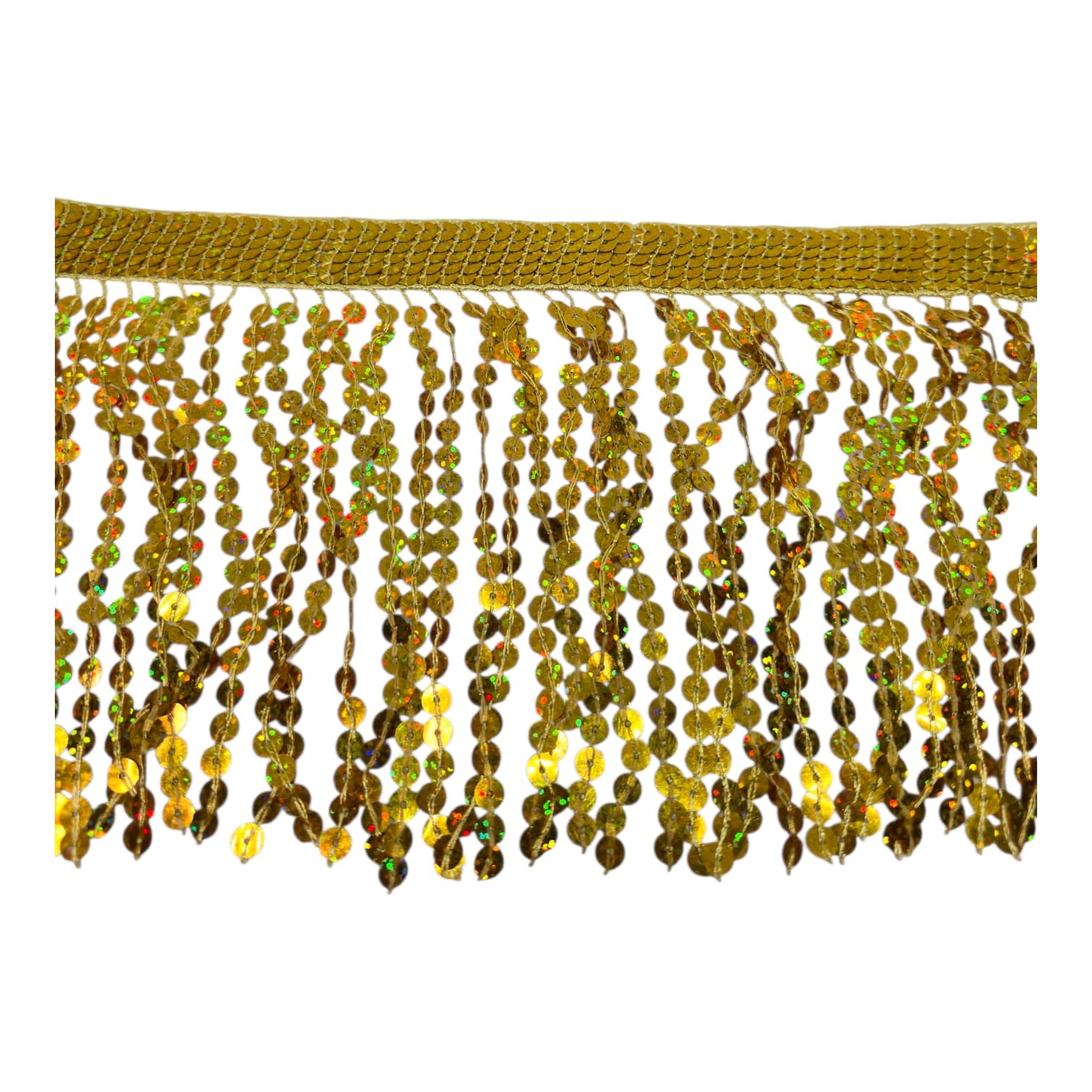 Fleco con lentejuelas detalle Fleco con lentejuelas detalle