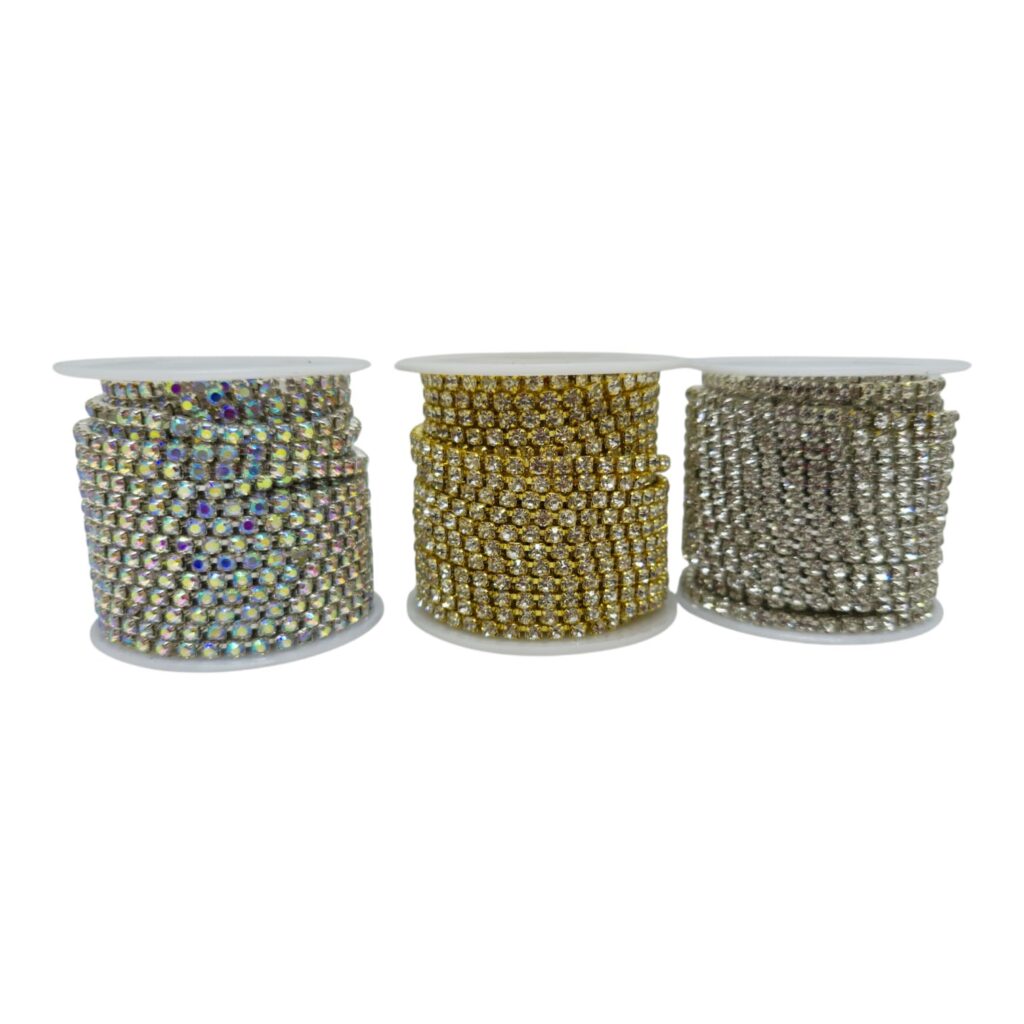 Strass vidrio MCL SS16 4mmok