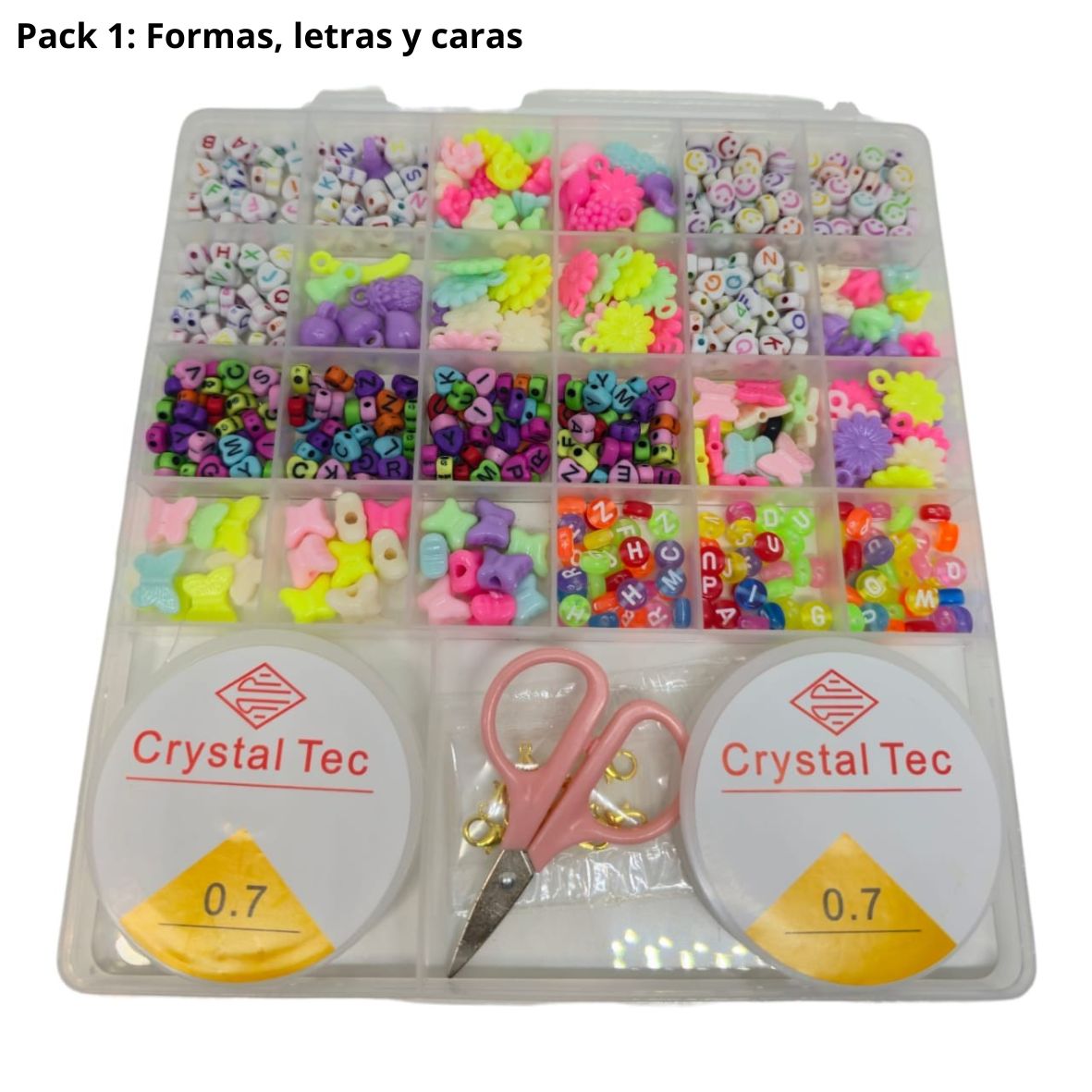 Kit pulseras MCL formas letras y caras Kit pulseras MCL formas letras y caras