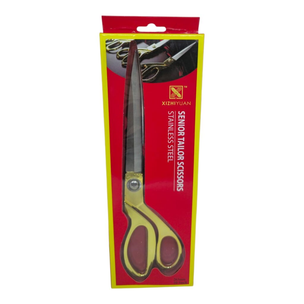 Tijera sastre MCL mango dorado 10 5pulgadas