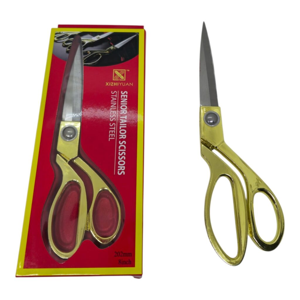 Tijera sastre MCL mango dorado 8pulgadas