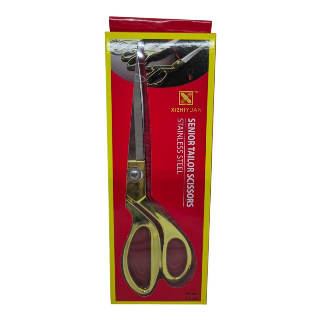 Tijera sastre MCL mango dorado 9 5pulgadas